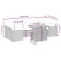 Set Gartensofas mit beigen Kissen 8 Stück PE Rattan von , Gartensets - Ref: Foro24-3271227, Preis: 559,12 €, Rabatt: %