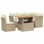 Garden sofa set with 5-piece synthetic rattan beige cushions by , Garden sets - Ref: Foro24-3270834, Price: 443,51 €, Discoun...
