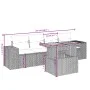 Set Gartensofas mit Kissen 5 Stück synthetisches Rattan beige von , Gartensets - Ref: Foro24-3272515, Preis: 366,56 €, Rabatt: %