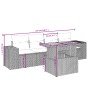 Set Gartensofas mit Kissen 5 Stück synthetisches Rattan beige von , Gartensets - Ref: Foro24-3272515, Preis: 356,14 €, Rabatt: %