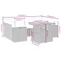 Set aus 7-teiligen Gartensofas und Kissen, synthetisches Rattan, beige von , Gartensets - Ref: Foro24-3272536, Preis: 503,37 ...