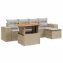 Set Gartensofas mit Kissen 6 Stück synthetisches Rattan beige von , Gartensets - Ref: Foro24-3272613, Preis: 407,85 €, Rabatt: %