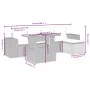 Set Gartensofas mit Kissen 6 Stück synthetisches Rattan beige von , Gartensets - Ref: Foro24-3272613, Preis: 407,85 €, Rabatt: %
