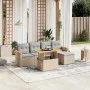 Garden sofa set with 6-piece synthetic rattan beige cushions by , Garden sets - Ref: Foro24-3273054, Price: 383,13 €, Discoun...
