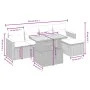Set Gartensofas mit Kissen 6 Stück synthetisches Rattan beige von , Gartensets - Ref: Foro24-3273054, Preis: 383,13 €, Rabatt: %