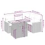 Set Gartensofas mit Kissen 5 Stück synthetisches Rattan beige von , Gartensets - Ref: Foro24-3273061, Preis: 365,06 €, Rabatt: %