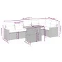Set sofás de jardín 7 piezas y cojines ratán sintético beige de , Conjuntos de jardín - Ref: Foro24-3273089, Precio: 473,79 €...