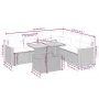Set sofás de jardín 7 piezas y cojines ratán sintético beige de , Conjuntos de jardín - Ref: Foro24-3273096, Precio: 475,17 €...