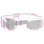 Set Gartensofas mit beigen Kissen 10 Stück synthetisches Rattan von , Gartensets - Ref: Foro24-3273243, Preis: 613,68 €, Raba...
