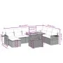 Set mit 9 Gartensofas mit beigen Kissen aus synthetischem Rattan von , Gartensets - Ref: Foro24-3271891, Preis: 644,80 €, Rab...