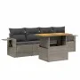 Garden sofa set with 5-piece synthetic rattan beige cushions by , Garden sets - Ref: Foro24-3271633, Price: 352,99 €, Discoun...