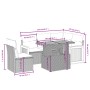 Set Gartensofas mit Kissen 6 Stück synthetisches Rattan beige von , Gartensets - Ref: Foro24-3273964, Preis: 415,27 €, Rabatt: %