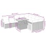 Set Gartensofas mit beigen Kissen 10 Stück synthetisches Rattan von , Gartensets - Ref: Foro24-3274117, Preis: 662,93 €, Raba...