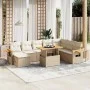 Set de sofás de jardín 9 pzas con cojines ratán sintético beige de , Conjuntos de jardín - Ref: Foro24-3273655, Precio: 679,1...