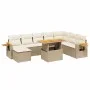 Set de sofás de jardín 9 pzas con cojines ratán sintético beige de , Conjuntos de jardín - Ref: Foro24-3273655, Precio: 679,1...