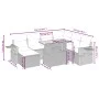 Juego de sofás de jardín con cojines beige 8 pzas ratán PE by , Garden sets - Ref: Foro24-3275719, Price: 535,32 €, Discount: %