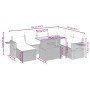 Juego de sofás de jardín con cojines beige 8 pzas ratán PE von , Gartensets - Ref: Foro24-3275719, Preis: 534,24 €, Rabatt: %
