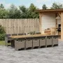 Set comedor de jardín con cojines 13 pzas ratán sintético gris de , Conjuntos de jardín - Ref: Foro24-3210590, Precio: 1,00 €...