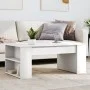 Engineered wood white coffee table 102x55x42 cm by , Coffee table - Ref: Foro24-831853, Price: 57,32 €, Discount: %