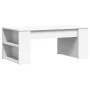 Engineered wood white coffee table 102x55x42 cm by , Coffee table - Ref: Foro24-831853, Price: 57,32 €, Discount: %
