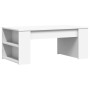 Weißer Couchtisch aus Holzwerkstoff 102x55x42 cm von , Couchtisch - Ref: Foro24-831853, Preis: 58,18 €, Rabatt: %