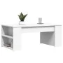 Engineered wood white coffee table 102x55x42 cm by , Coffee table - Ref: Foro24-831853, Price: 57,32 €, Discount: %