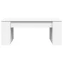 Engineered wood white coffee table 102x55x42 cm by , Coffee table - Ref: Foro24-831853, Price: 57,32 €, Discount: %