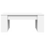 Weißer Couchtisch aus Holzwerkstoff 102x55x42 cm von , Couchtisch - Ref: Foro24-831853, Preis: 58,18 €, Rabatt: %