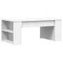 Engineered wood white coffee table 102x55x42 cm by , Coffee table - Ref: Foro24-831853, Price: 57,32 €, Discount: %