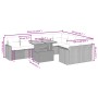 Gartensofa-Set mit 10-teiligen beigen Kissen aus synthetischem Rattan. von , Gartensets - Ref: Foro24-3271472, Preis: 621,67 ...