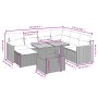 Gartensofagarnitur mit beigen Kissen, 8-teilig, aus PE-Rattan. von , Gartensets - Ref: Foro24-3273193, Preis: 518,59 €, Rabat...