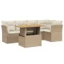 Garden sofa set with 5-piece synthetic rattan beige cushions by , Garden sets - Ref: Foro24-3270820, Price: 466,76 €, Discoun...