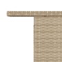 Gartentisch mit Glasoberfläche, PE-Rattan in Beige, 100x55x73 cm. von , Gartentische - Ref: Foro24-366059, Preis: 104,51 €, R...