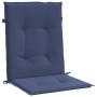 Cojines para silla con respaldo bajo 2 uds tela azul marino de , Cojines para sillas y sofás - Ref: Foro24-378680, Precio: 26...