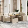 Juego de sofás jardín con cojines 6 pzas ratán sintético beige von , Gartensets - Ref: Foro24-3272626, Preis: 488,05 €, Rabat...