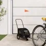Remolque de bicicleta mascotas hierro tela Oxford negro de , Cochecitos para mascotas - Ref: Foro24-93975, Precio: 100,03 €, ...