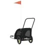 Remolque de bicicleta mascotas hierro tela Oxford negro de , Cochecitos para mascotas - Ref: Foro24-93975, Precio: 100,03 €, ...