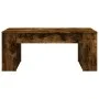 Engineered wood smoked oak coffee table 102x55x42 cm by , Coffee table - Ref: Foro24-831858, Price: 62,65 €, Discount: %