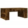 Engineered wood smoked oak coffee table 102x55x42 cm by , Coffee table - Ref: Foro24-831858, Price: 62,65 €, Discount: %
