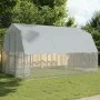 Hühnerstall mit Dach und Tür aus verzinktem Silberstahl von , Käfige und Lebensräume für Kleintiere - Ref: Foro24-3294911, Pr...