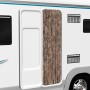 Fliegengitter-Vorhang aus Chenille in Beige und Dunkelbraun 56x200 cm von , Moskitonetze für Fenster - Ref: Foro24-377319, Pr...