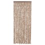 Fliegengitter-Vorhang aus Chenille in Beige und Dunkelbraun 56x200 cm von , Moskitonetze für Fenster - Ref: Foro24-377319, Pr...