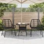 Gartenstühle, 2 Stück, aus schwarzem synthetischem Rattan. von , Gartenstühle - Ref: Foro24-369091, Preis: 110,09 €, Rabatt: %