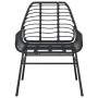 Gartenstühle, 2 Stück, aus schwarzem synthetischem Rattan. von , Gartenstühle - Ref: Foro24-369091, Preis: 112,01 €, Rabatt: %