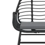 Sillones de jardín con cojines 2 uds ratán sintético negro by , Garden chairs - Ref: Foro24-369093, Price: 121,13 €, Discount: %