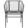 Gartenstühle, 2 Stück, aus schwarzem synthetischem Rattan. von , Gartenstühle - Ref: Foro24-369098, Preis: 110,52 €, Rabatt: %