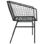 Gartenstühle, 2 Stück, aus schwarzem synthetischem Rattan. von , Gartenstühle - Ref: Foro24-369098, Preis: 94,34 €, Rabatt: %