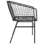 Sillas de jardín 2 unidades ratán sintético negro by , Garden chairs - Ref: Foro24-369098, Price: 93,11 €, Discount: %
