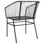 Gartenstühle, 2 Stück, aus schwarzem synthetischem Rattan. von , Gartenstühle - Ref: Foro24-369098, Preis: 110,52 €, Rabatt: %