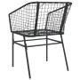 Sillas de jardín 2 unidades ratán sintético negro by , Garden chairs - Ref: Foro24-369098, Price: 94,34 €, Discount: %